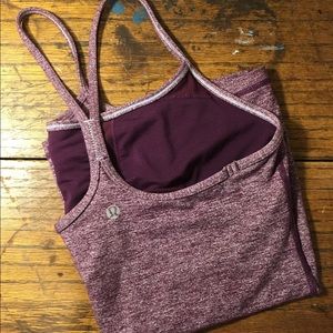 Lululemon purple workout tank